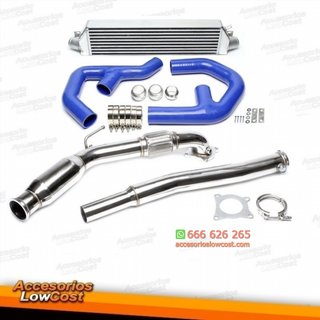 INTERCOOLER + DOWNPIPE PARA AUDI SEAT VW
