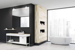 EGLO lámpara baño metal cristal opalino
