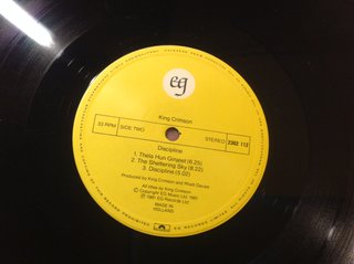 King Crimson - Discipline LP (EG, Polydor)