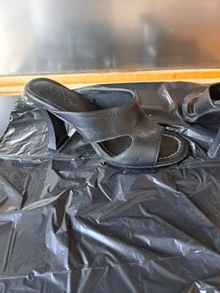 Sandalias Mango Negras