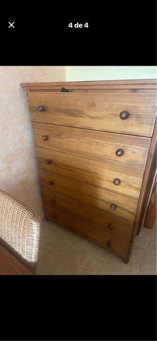 Cajonera madera maciza artesanal