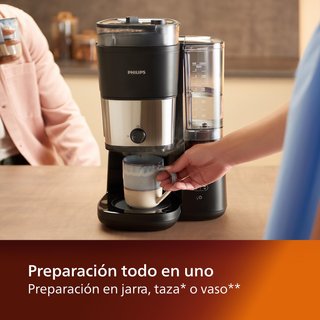 Philips cafetera goteo molinillo jarra