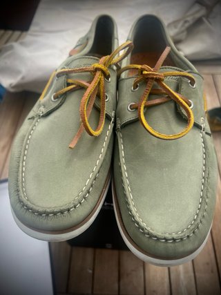 Náuticos Emidio Tucci Piel Verde Talla 43