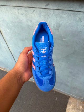 Adidas Gazelle Indoor Blu/Rosa