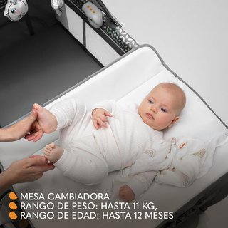 Lionelo cuna viaje bebé mosquitero ajustable