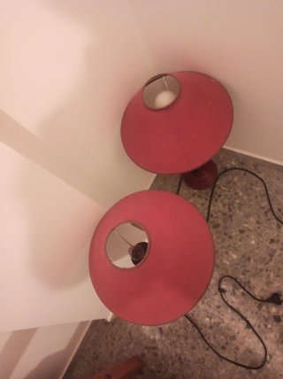 2 Lámparas de mesita de noche