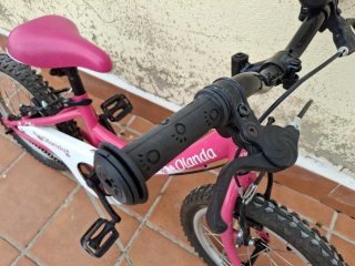 Bicicleta infantil 16 pulgadas rosa