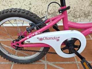 Bicicleta infantil 16 pulgadas rosa