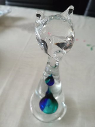 Fermacarte vintage Artcristal Bohemia