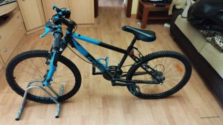 Bicicleta Rockrider 500 24 Azul