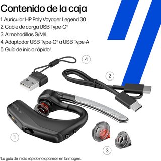 Poly auricular bluetooth cancelación ruido