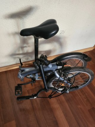 Bicicleta plegable Btwin azul mod.120, 20"