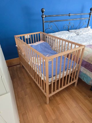 Lettino culla bambino in legno