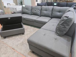 OFERTA DE SOFA CHAISE LONGUE CON RINCONERA + PUF