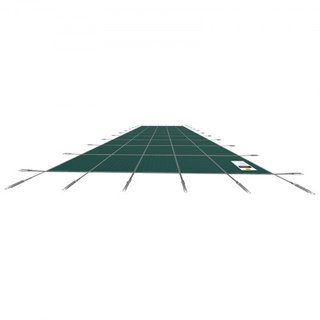 Cubierta de Seguridad para Piscina 5.48 x12.8 m, Cubierta para Piscina Inground adecuada para Piscina de 4.88 x12.19 m, Cubierta de Seguridad Rectangular para Piscina Inground Cubierta de Malla Ve...