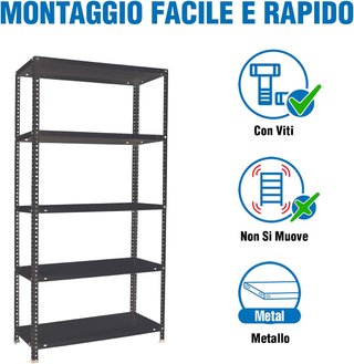 Simon Rack estantería metálica almacenamiento