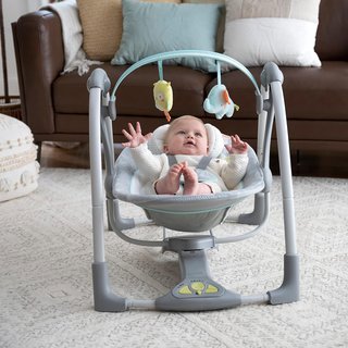 Ingenuity columpio plegable hamaca melodías