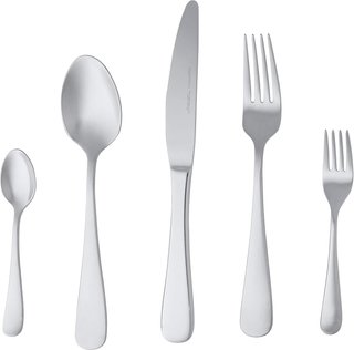 Amazon Basics juego cubertería acero inoxidable