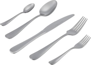 Amazon Basics juego cubertería acero inoxidable
