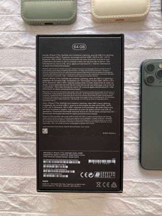 iPhone 11 Pro 64GB Verde + FUNDAS NUEVAS GRATIS