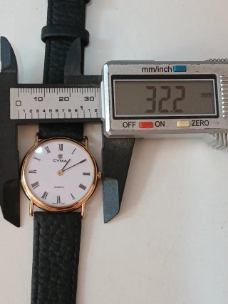Reloj Cyma Quartz Vintage Dama Dorado