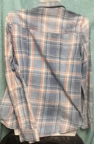 Camisa vaquera Kiabi cuadros tachuelas