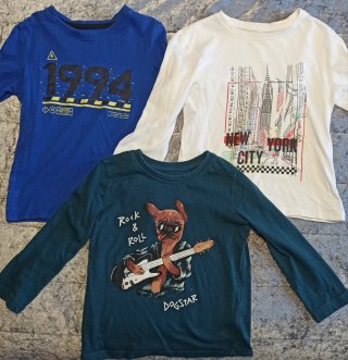Camisetas Manga Larga Niño pack
