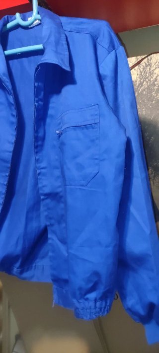 Chaqueta M de trabajo azul