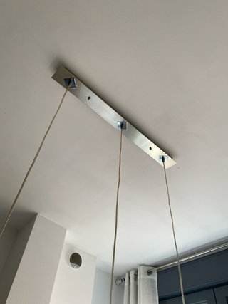 2 Lámparas Techo Triple Colgante