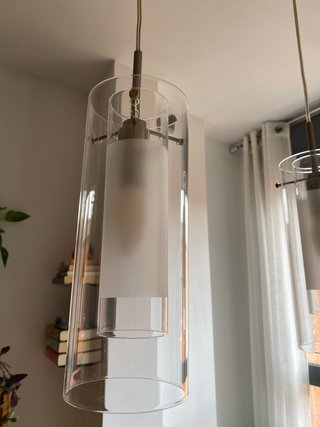 2 Lámparas Techo Triple Colgante