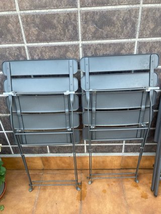 Mesa y 4 Sillas Exterior Plegables