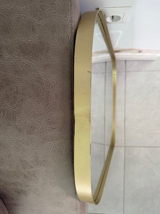Espejo Ovalado Dorado