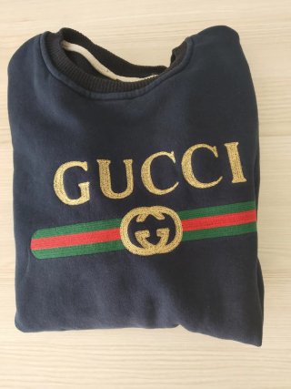 Sudadera Gucci Negra Hombre XL pero es más bien L