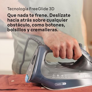 Braun plancha vapor tecnología 3D autolimpieza