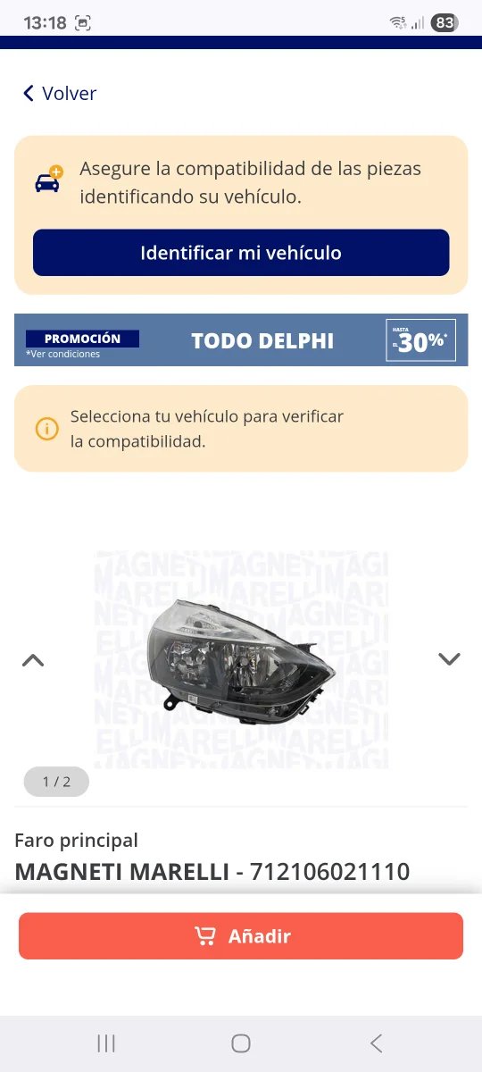 Faro Renault Clio IV