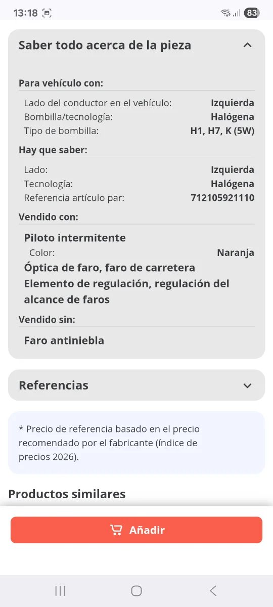 Faro Renault Clio IV