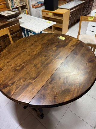 Mesa extensible madera clásica