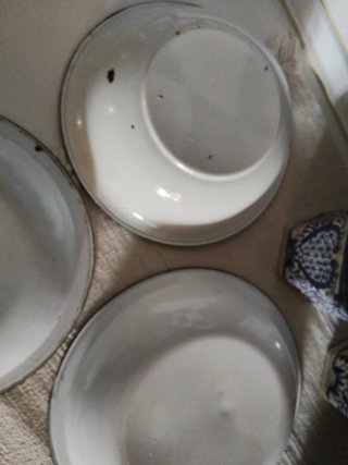 Fuentes de porcelana azul y blanco