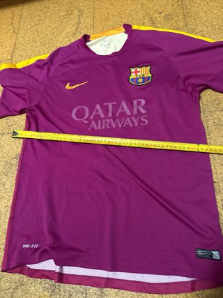 Camiseta Fútbol Nike Qatar Airways Morada