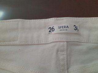Pantalón blanco pitillo