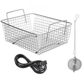 Limpiador Ultrasonido con Perilla 3L Máquina de Limpieza Ultrasonica 40kHz Limpiador Sónico con Control de Perilla Máquina Limpiadora Ultrasonica de Acero Inoxidable 304 con Calentador y Temporiza...