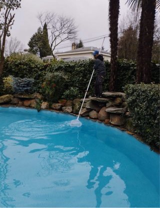 Jardinero profesional para piscinas