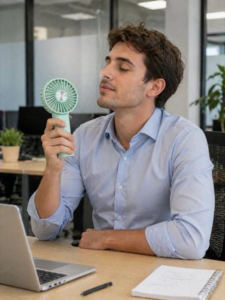 Ventilatore portatile ricaricabile