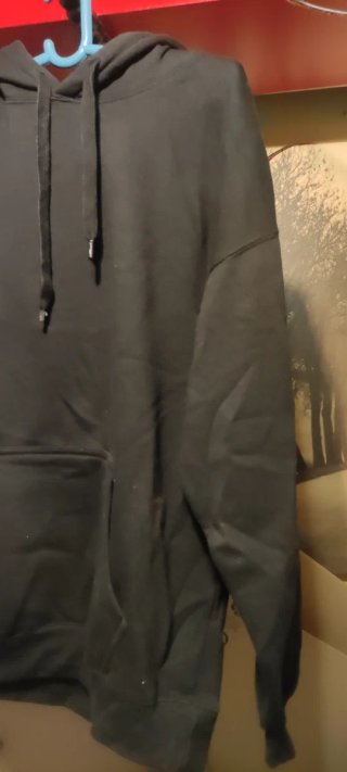 Sudadera S Negra con capucha