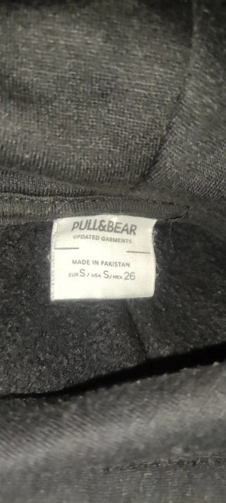 Sudadera S Negra con capucha