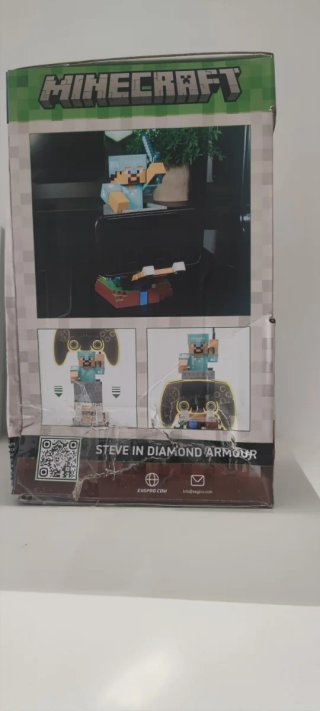 Soporte Mando Minecraft Steve Diamond Armour