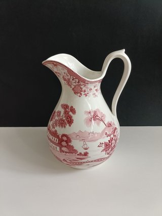 Conjunto decorativo loza San Claudio jarra cuenco