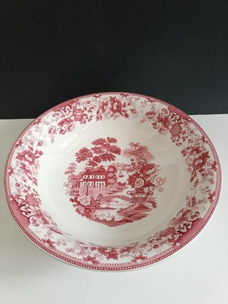 Conjunto decorativo loza San Claudio jarra cuenco