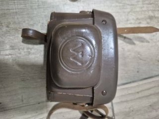 Fotocamera CERTEXT vintage con custodia in pelle
