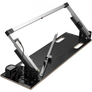 Máquina de Corte de Estireno de Escritorio 42 cm de Grosor Máx. Cortadora de Espuma 112 cm de Longitud Máx. Cortadora de Espuma de Alambre Caliente 0-90° Cortadora de Estireno con Seis Cables Cale...